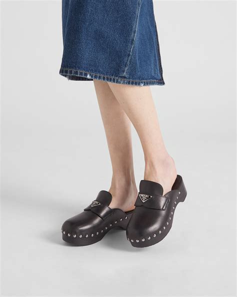 prada women's clogs|Prada mules for women.